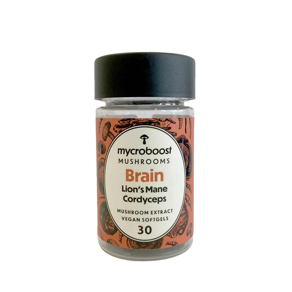 Mycroboost Brain Mushroom Softgels Bottle TP Mycroboost Brain Mushroom Softgels Bottle TP