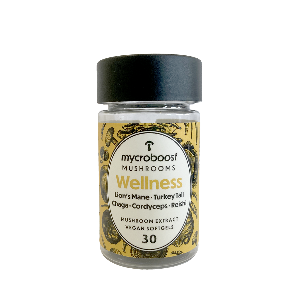 Mycroboost Wellness Mushroom Softgels Bottle TP Mycroboost Wellness Mushroom Softgels Bottle TP